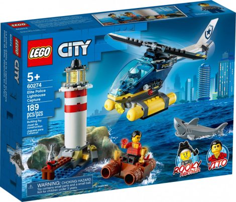 60274 LEGO® City Elit Rendőrség Elfogás a világítótoronynál