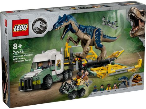 76966 LEGO® Jurassic World™ Dinóküldetések: allosaurust szállító kamion