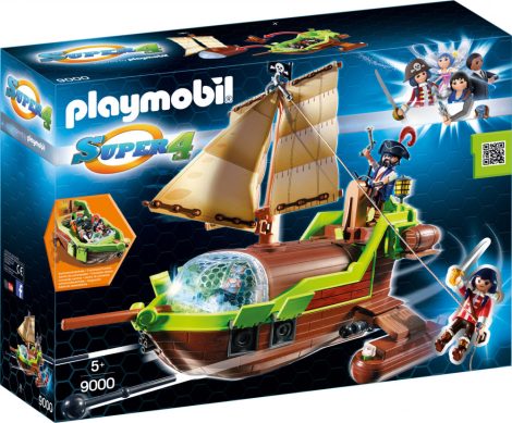 Playmobil Super 4 9000 Kalóz kaméleon és ruby